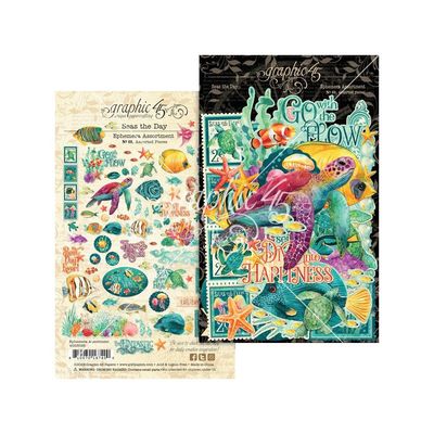 Graphic 45 - Seas The Day Collection - Ephemera - 4503025