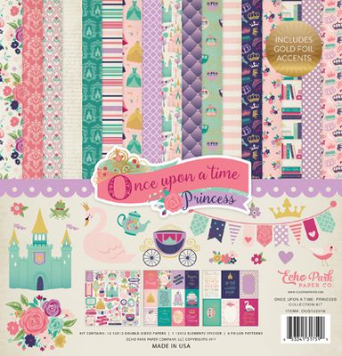 Echo Park Paper Co - Once Upon A Time Collection - 12 x 12 Paper Pack - OUG122016 - 13 pcs