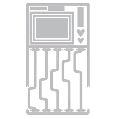 Sizzix - 49 &amp; Market - Thinlits - Snap &amp; Swap Dies - File Folders - 666825 - 15 pcs