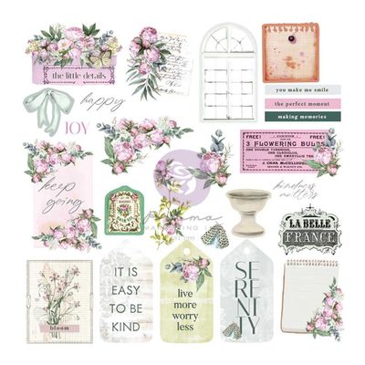 Prima Marketing - Serene Petals Collection - Ephemera - 671242 - 50 pcs