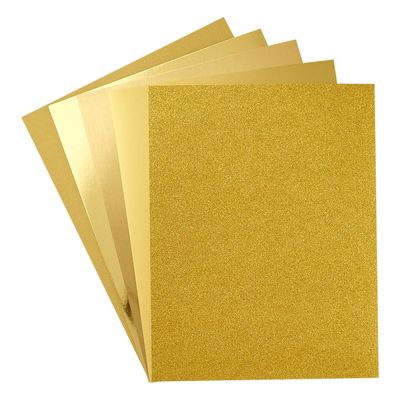 Spellbinders Paper Arts - Treasured cardstock - Gold - A4 (8.5&quot;x 11&quot;) - SCS001 - 15 sheets