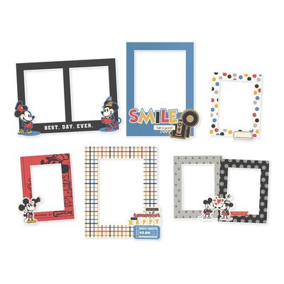 Simple Stories - Say Cheese Classic Mouse - Chipboard Frames - 23422 - 6 pcs
