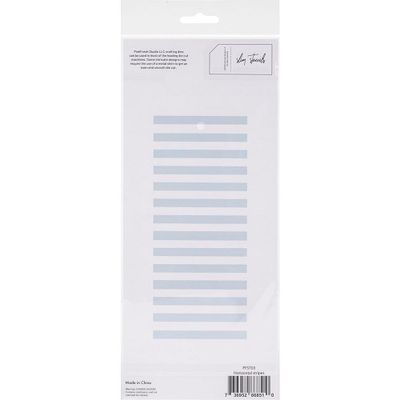 PinkFresh Studio - Layered Stencil Slimline - Bundle 2 - 4" x 9" - PFST01, &amp; PFST03 - 2 pcs
