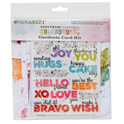 49 &amp; Market - Spectrum - Gardenia Collection - Card Kit - SG23565 - 18 pcs
