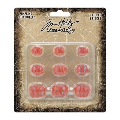 Tim Holtz - idea-ology - Halloween - Mini Pumpkins -  9 pcs - TH94267 