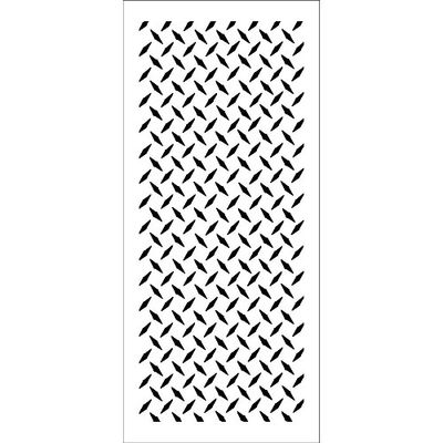 The Crafters Workshop (TCW) - Slimline Stencil - Diamond Plate - TCW2340