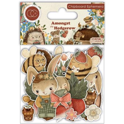 Craft Consortiums - Amongst The Hedgerow Collection - Ephemera - Chipboard Die Cuts - CCEPH014