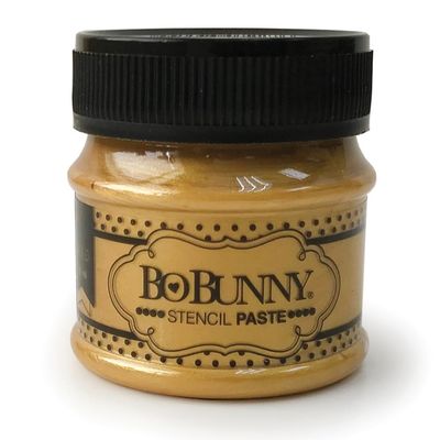 Bo Bunny - Gold Stencil Paste - 12843227 - 50Ml