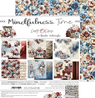 Craft O Clock - Mindfulness Times - 12 x 12 Paper Pack
