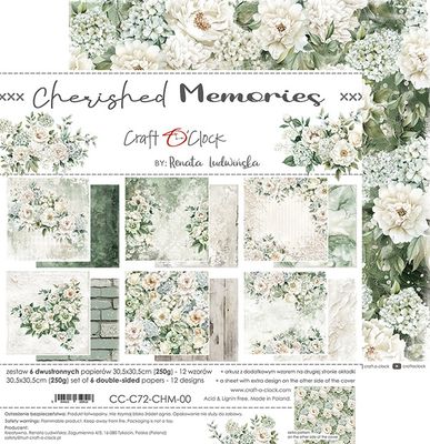 Craft O Clock - Cherished Memories - 12 x 12 Paper Pack