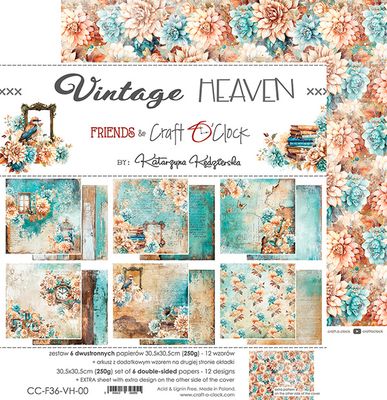 Craft O Clock - Vintage Heaven - 12 x 12 Paper Pack