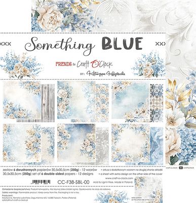 Craft O Clock - Something Blue - 12 x 12 Paper Pack
