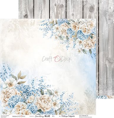 Craft O Clock - Something Blue - 12 x 12 Paper Pack