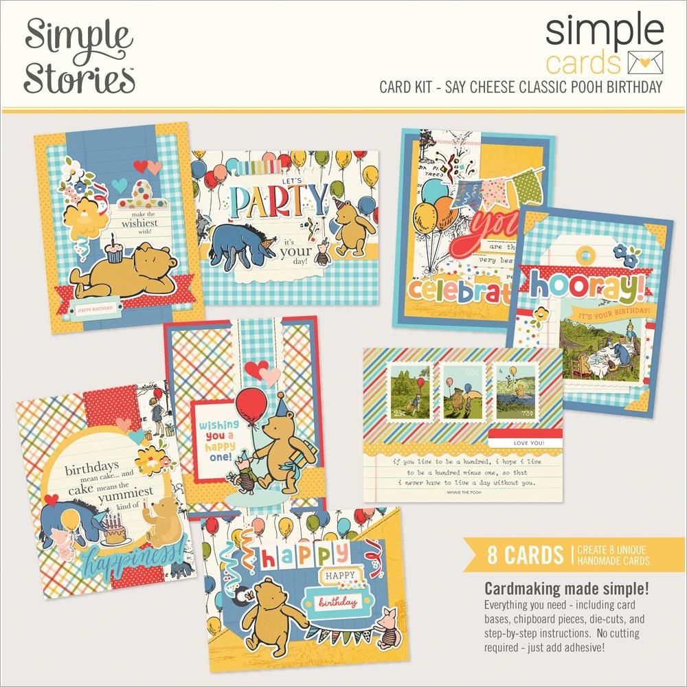 Simple Stories - Say Cheese Classic Pooh Birthday Collection - Card Kit - 24815 - heaps of pcs
