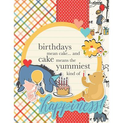 Simple Stories - Say Cheese Classic Pooh Birthday Collection - Card Kit - 24815 - heaps of pcs
