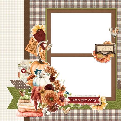Simple Stories - Simple Vintage Autumn Breeze Collection - Scrapbook Page Kit - 25131