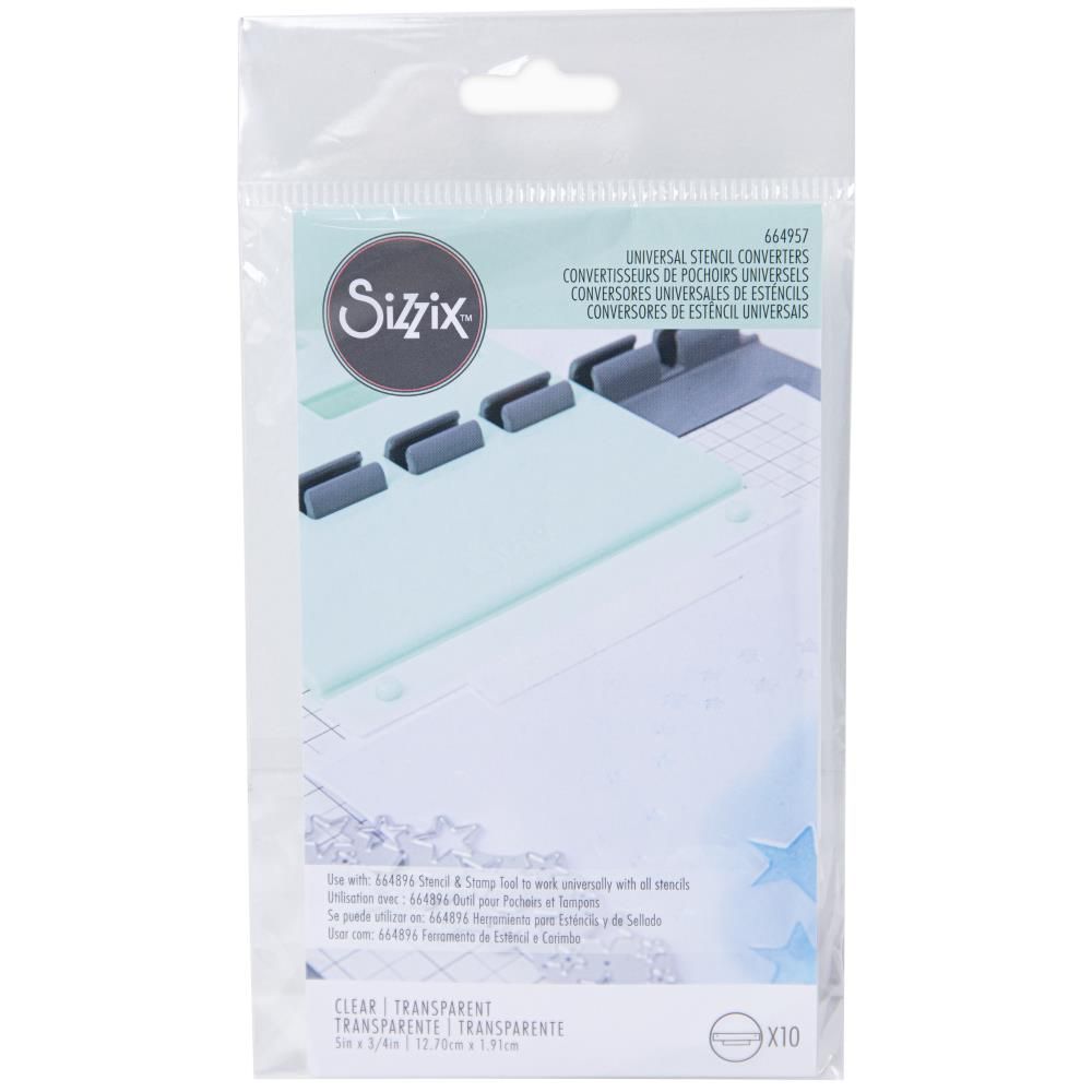 Sizzix - Stencil &amp; Stamp Tool - Converters - 664957 - 3 pack