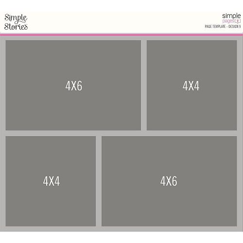 Simple Stories - Simple Pages - #9 - Templates  - SPT15968