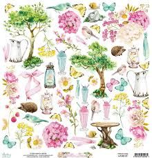 Mintay Papers - Better Times Collection - 12 x 12 Paper Pack - MT-BET -07 - 12 Sheets includes - 12 x 12 Chipboard Stickers