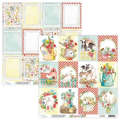 Mintay Papers - Farmlife Collection - 12 x 12 Single Sheet - MT-FAR-06