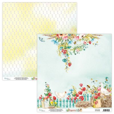Mintay Papers - Farmlife Collection - 12 x 12 Single Sheet - MT-FAR-03