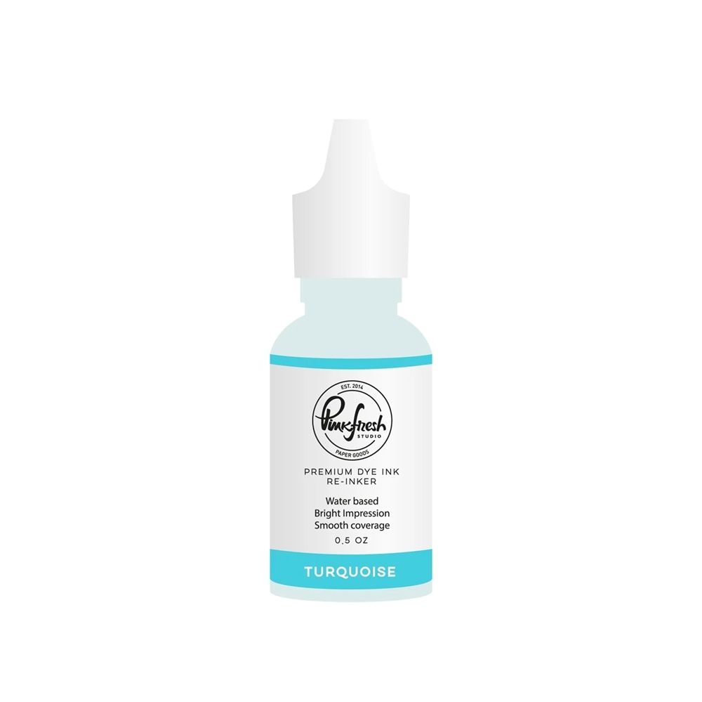 PinkFresh Studio - Re Inkers - Turquoise - PFIDR061 - 0.5oz