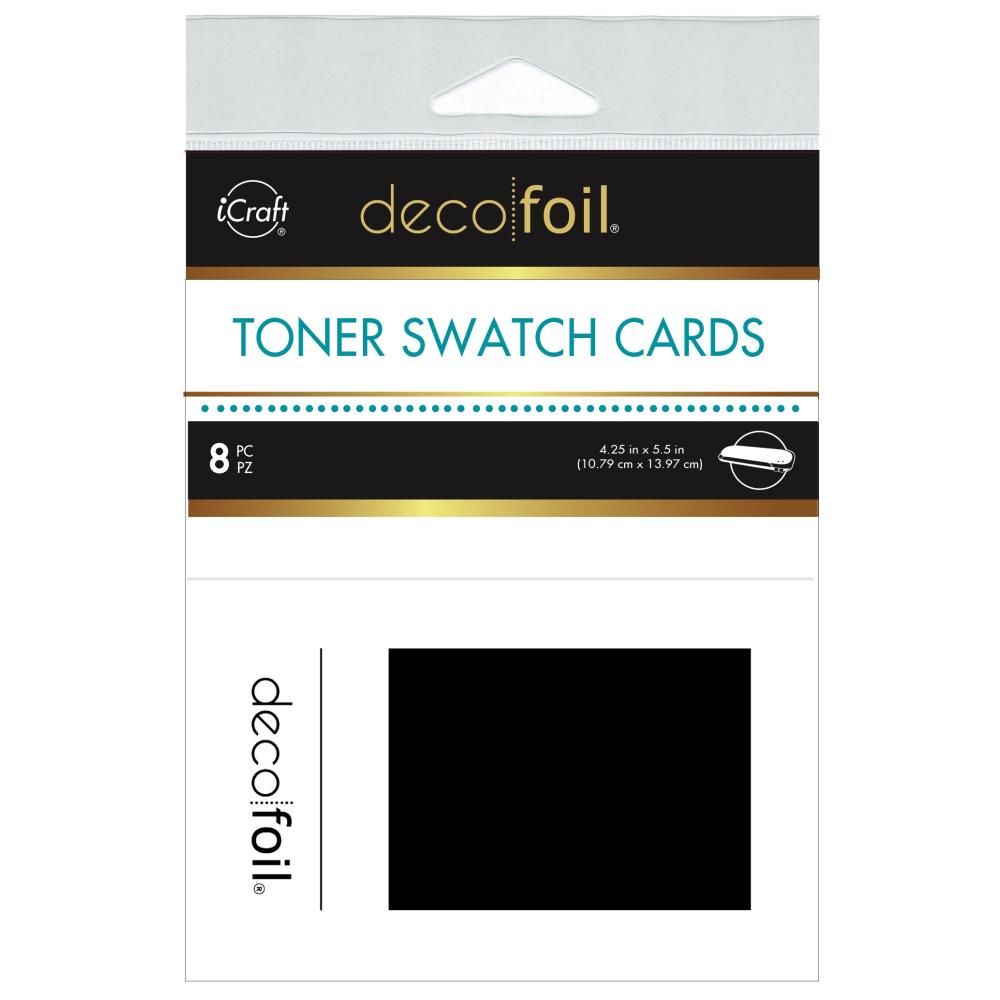 iCraft - Deco Foil - Toner Sheet - Swatch Cards - 5712 - 8 pcs