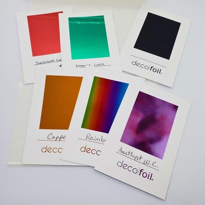 iCraft - Deco Foil - Toner Sheet - Swatch Cards - 5712 - 8 pcs