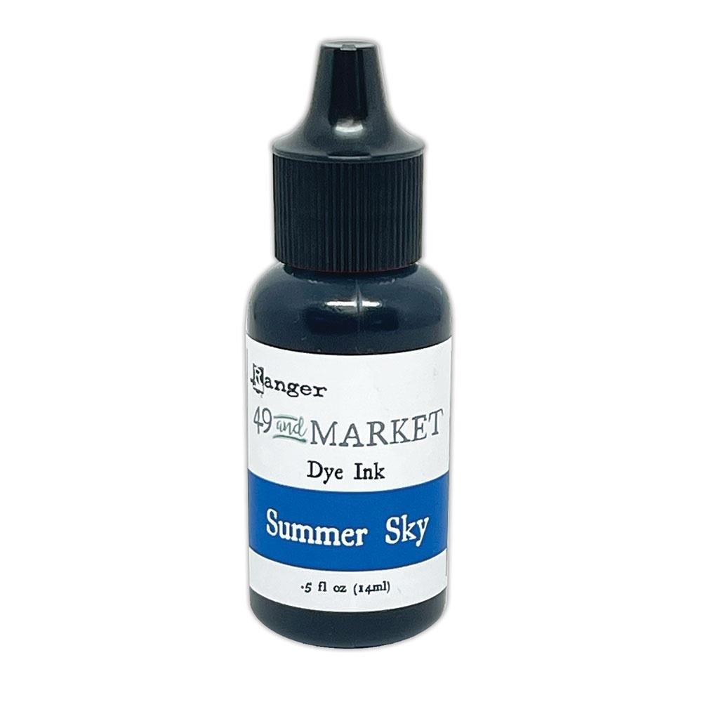 49 &amp; Market - Ranger - Dye Ink - Re Inkers - Summer Sky - FMI92643 - 0.5 Fl oz (15ml)
