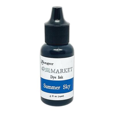 49 &amp; Market - Ranger - Dye Ink - Re Inkers - Summer Sky - FMI92643 - 0.5 Fl oz (15ml)