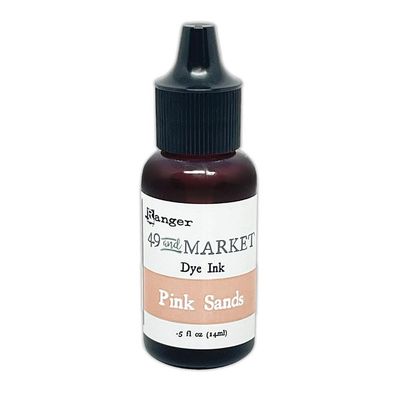 49 &amp; Market - Ranger - Dye Ink - Re Inkers - Pink Sands - FMI92605 - 0.5 Fl oz (15ml)