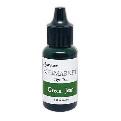 49 &amp; Market - Ranger - Dye Ink - Re Inkers - Green Jean - FMI92551 - 0.5 Fl oz (15ml)