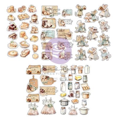 Prima marketing - Home Baker Collection - Stickers - 672690 - 5 Sheets