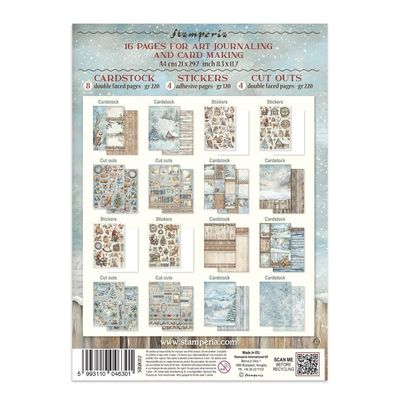 Stamperia - The Owl&#39;s House Collection -  Junk Journal Book - SBJK02 - 16 sheets