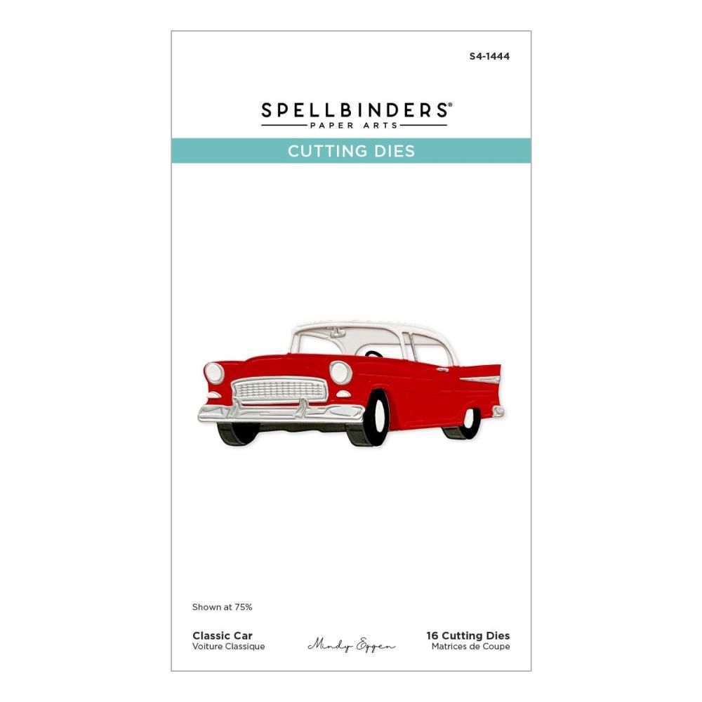 Spellbinders Paper Arts - Etched Dies - Classic Car Collection - Legend - 16 pcs