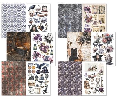 Ciao Bella - Junk Journals - Ephemera Books - Dark Academia - A4 -  CBB014 - 32 pages