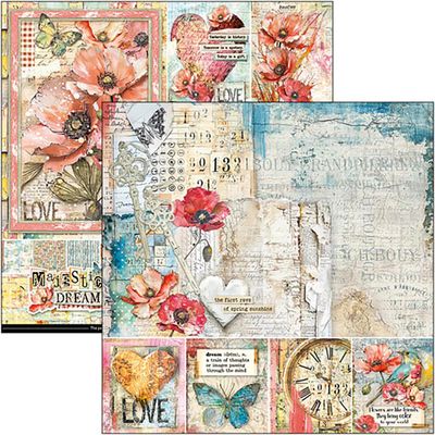 Ciao Bella - Majestic Dream Collection - 12 x 12 Paper Pack - CBPM066 - 12 Papers