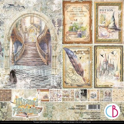 Ciao Bella - Wizard Academy Collection - 12 x 12 Paper Pack - CBPM071 - 12 Papers