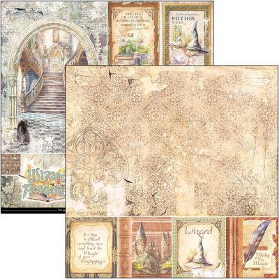 Ciao Bella - Wizard Academy Collection - 12 x 12 Paper Pack - CBPM071 - 12 Papers