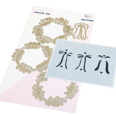 PinkFresh Studio - Twinkle &amp; Tradition Collection - Tied with Cheer Bundle - 292325 - 5 pcs