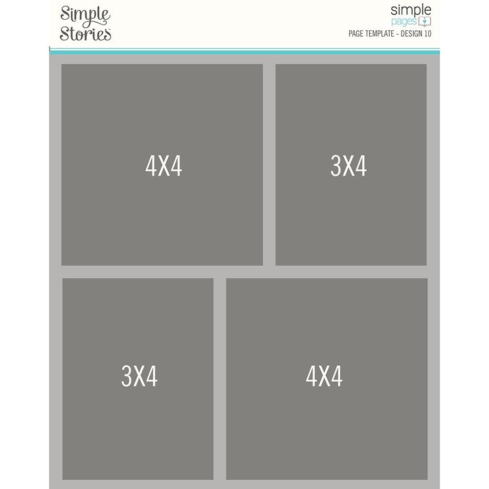 Simple Stories - Simple pages - #10 Template - SPT15929