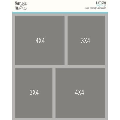 Simple Stories - Simple pages - #10 Template - SPT15929