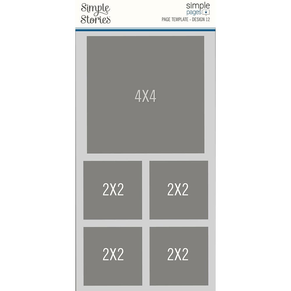 Simple Stories - Simple pages - #12 Template - SPT15971