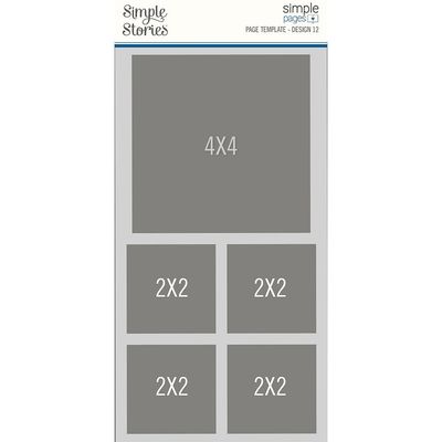 Simple Stories - Simple pages - #12 Template - SPT15971
