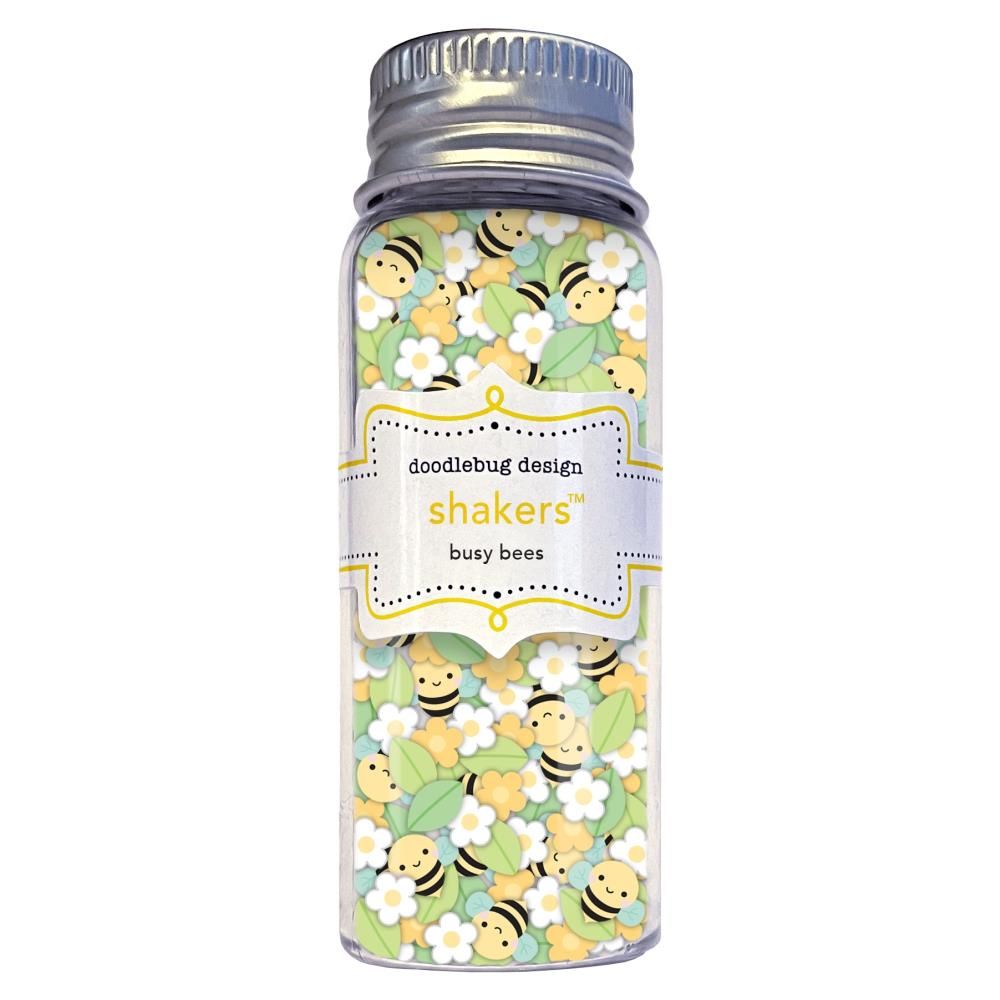 Doodlebug Design Inc - Bee Happy Collection - Shaker  - Busy Bees - 8833
