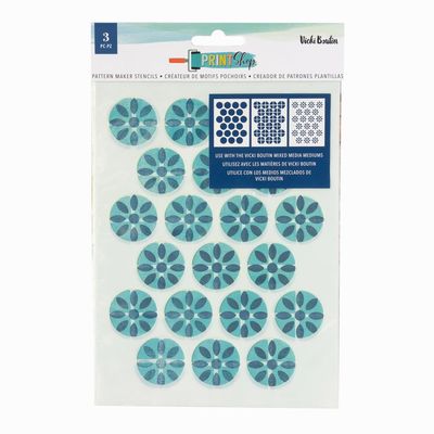 Vicki Boutin - Mixed media Stencils - Pattern maker Series - Print Shop - 34013863 - 3 pck
