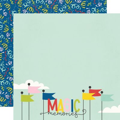 Simple Stories - Say Cheese Classic Mouse Magic Collection - 12&quot; x 12&quot; Paper Pad - 12 sheets - 22400