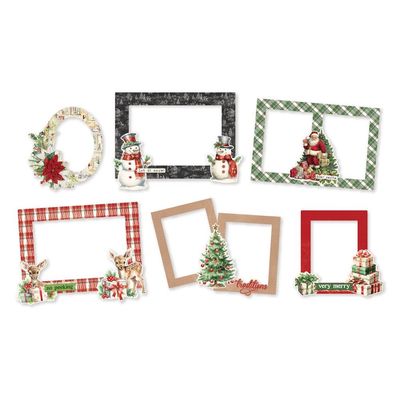 Simple Stories - Simple Vintage Believe Collection - Chipboard Frames - 25531 -6pcs