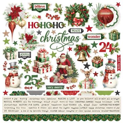 Simple Stories - Simple Vintage Believe Collection - 12 x 12 Paper Pack - 25500 - 104 pcs