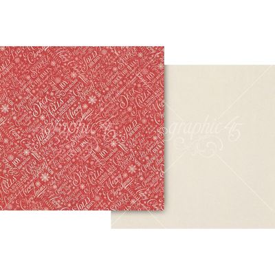 Graphic 45 - Deck The Halls Collection - 12 x 12 Paper Pad - 4503093 - 24 Sheets